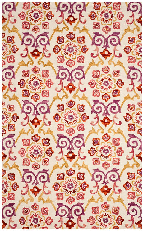 Safavieh Suzani Szn377A Ivory / Rust Rugs.