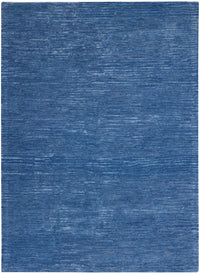 Calvin Klein Home Ck010 Linear Lnr01 Blue Area Rug