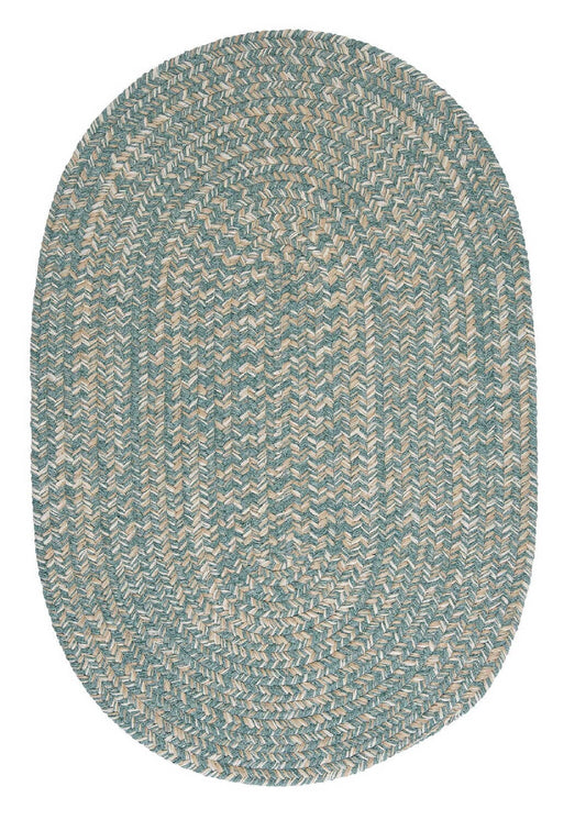 Colonial Mills Tremont Te49 Teal / Green / Neutral Area Rug