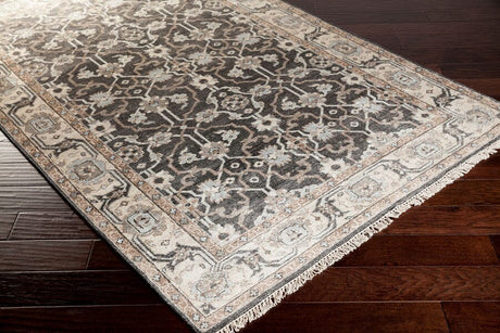 Surya Theodora Tho-3000 Black / Gray / Light Gray Rugs.