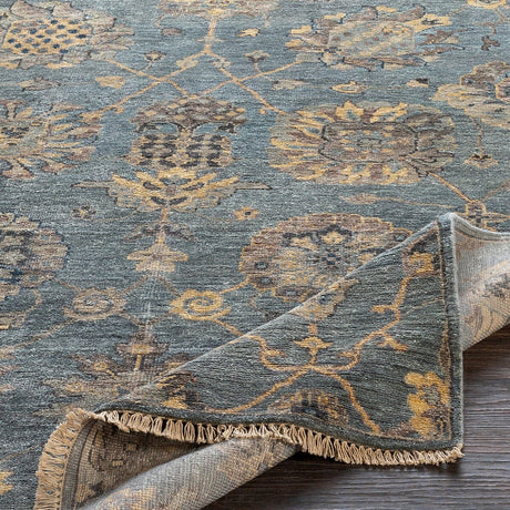 Surya Theodora Tho-3006 Aqua, Taupe, Butter, Charcoal Rugs.