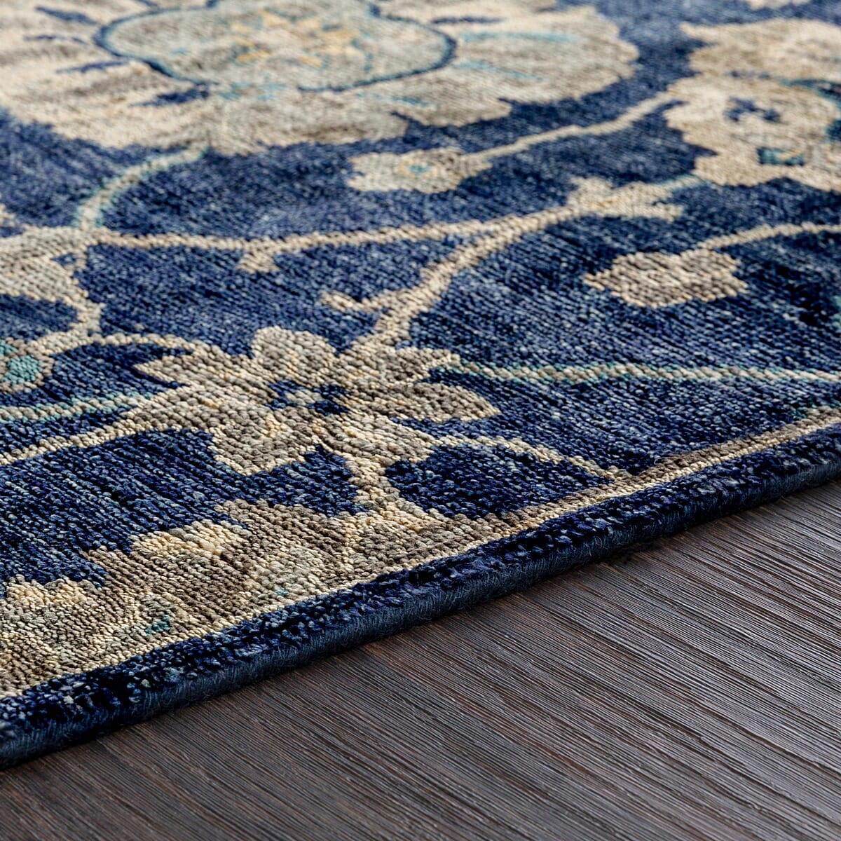 Surya Theodora Tho-3007 Navy, Taupe, Light Gray, Teal Rugs.