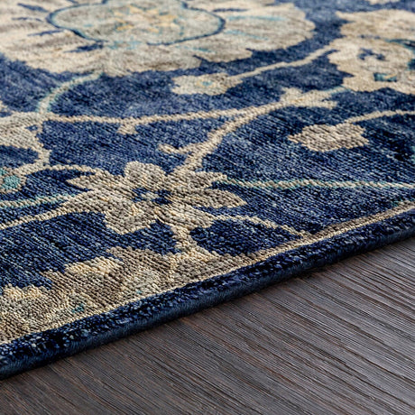 Surya Theodora Tho-3007 Navy, Taupe, Light Gray, Teal Rugs.