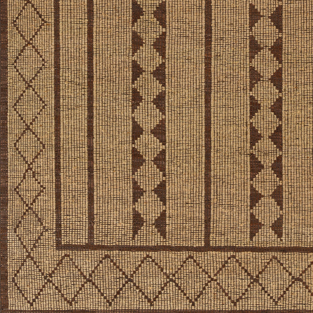 Surya Touareg Tog-2300 Tan, Dark Brown Rug.