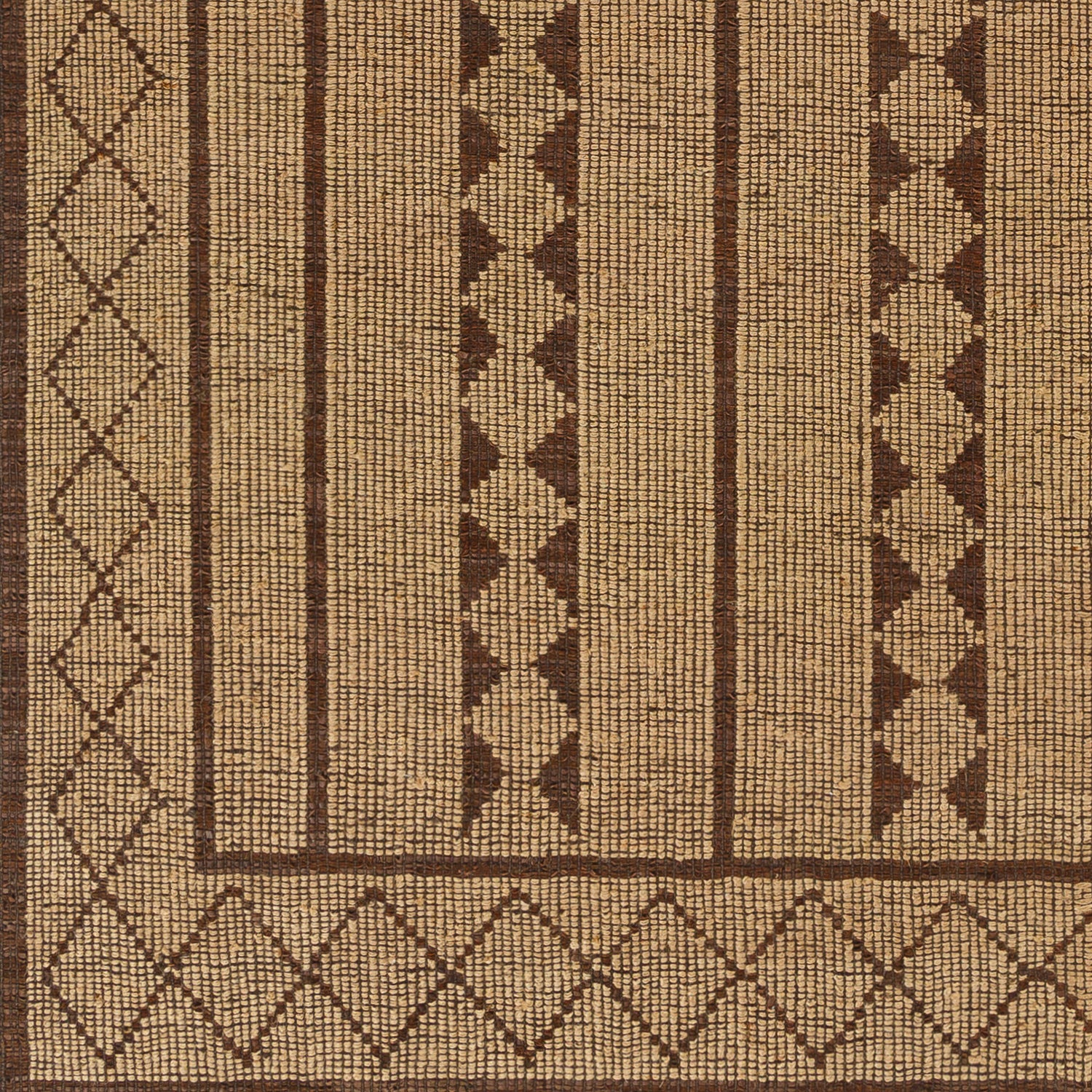 Surya Touareg Tog-2300 Tan, Dark Brown Rug.