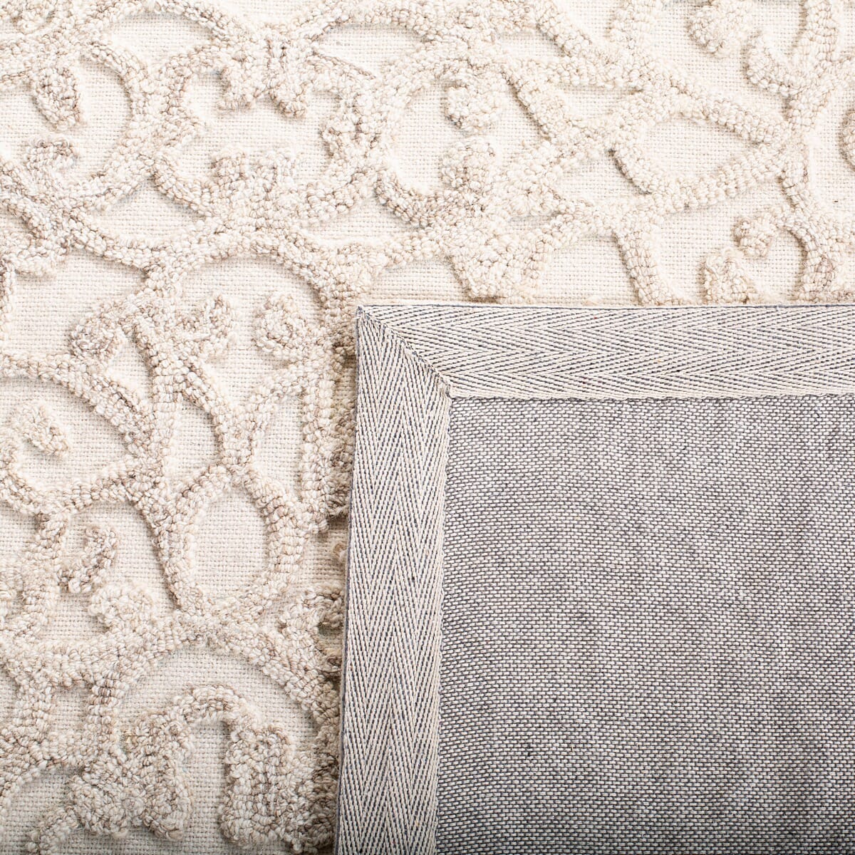 Safavieh Trace Trc103E Camel / Ivory Rugs.