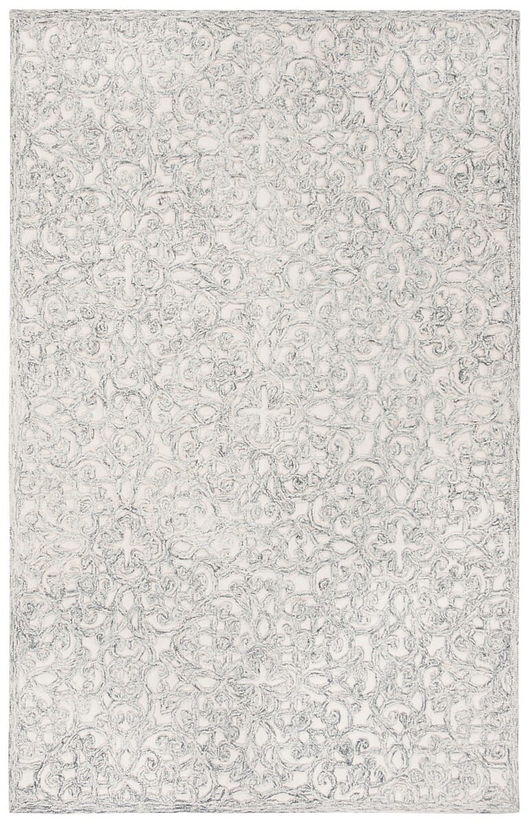 Safavieh Trace Trc103H Charcoal / Ivory Rugs.