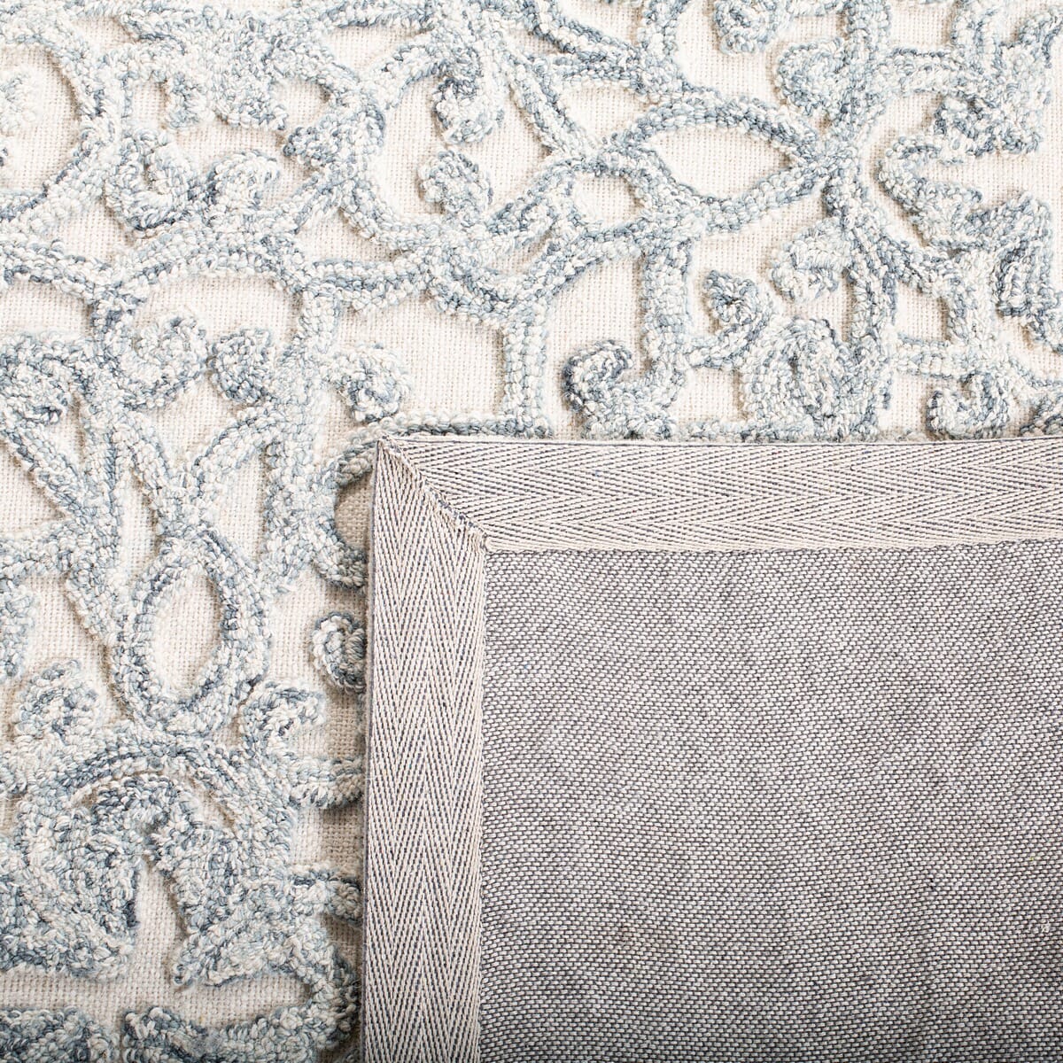 Safavieh Trace Trc103H Charcoal / Ivory Rugs.