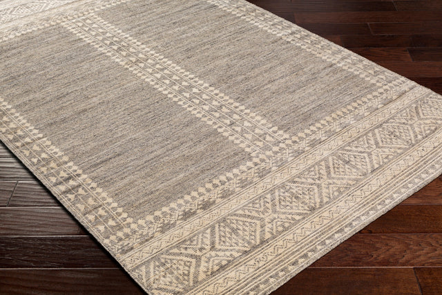 Surya Tunus Tun-2307 Medium Gray, Charcoal, Cream Rugs.