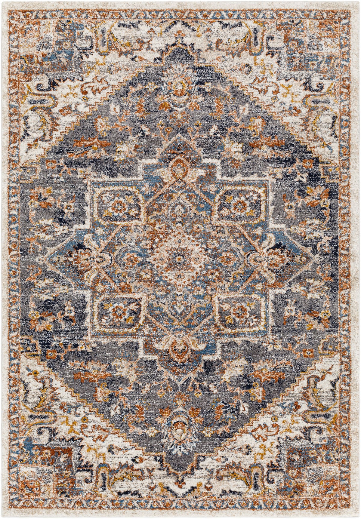 Surya Tuscany Tus-2334 Cream, Gray Rug.