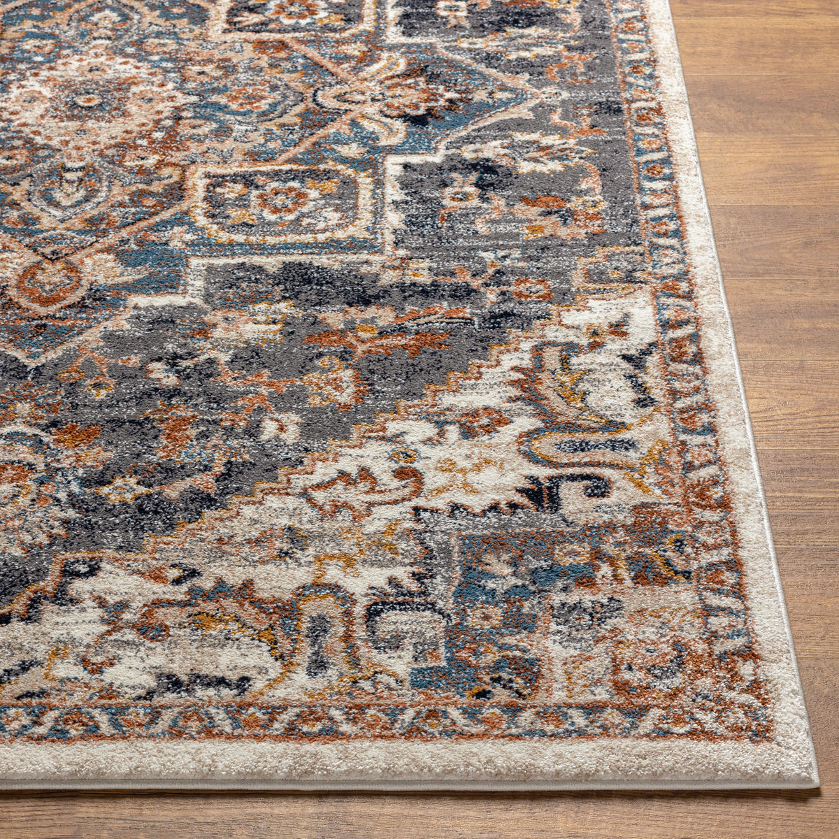 Surya Tuscany Tus-2334 Cream, Gray Rug.
