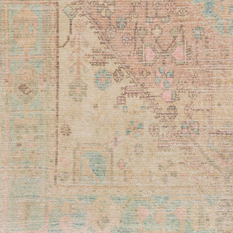 Surya Unique Unq-2305 Bright Pink, Lime, Charcoal, Beige Rugs.