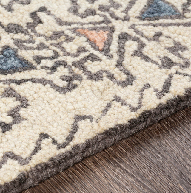 Surya Urfa Urf-2302 Peach, Camel, Cream, Light Gray Rugs.