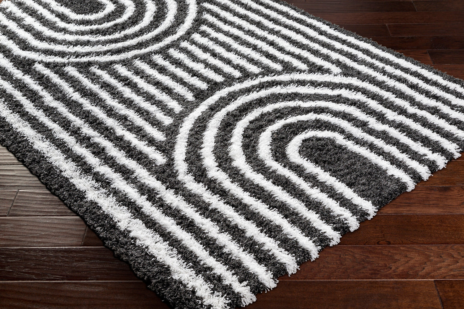 Surya Urban Shag Usg-2318 Black Rug.