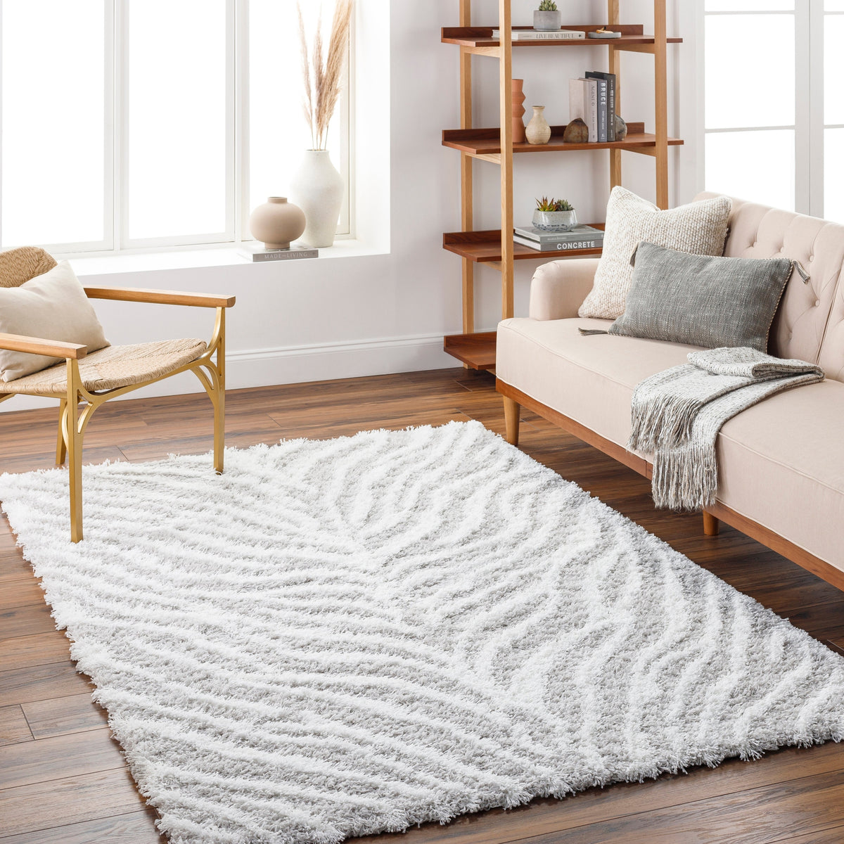 Surya Urban Shag Usg-2331 Grey Rug.