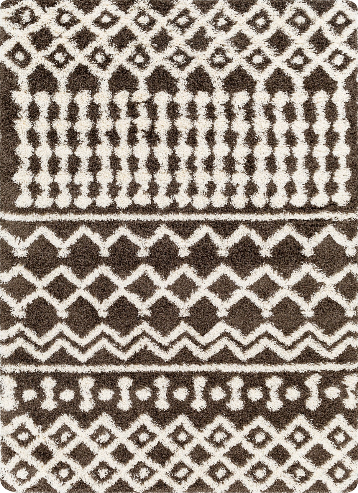 Surya Urban Shag Usg-2342 Brown Rug.