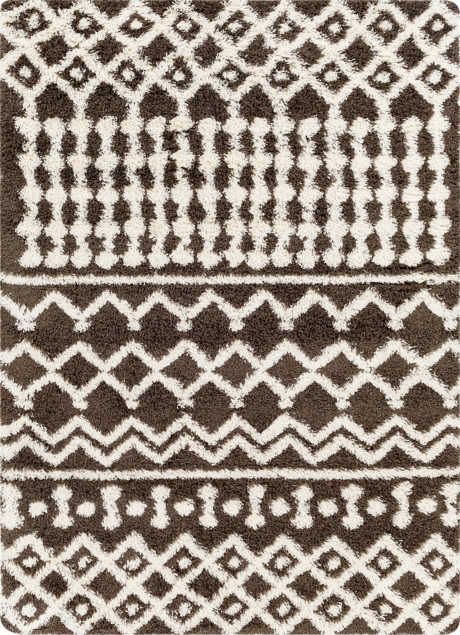Surya Urban Shag Usg-2342 Brown Rug.