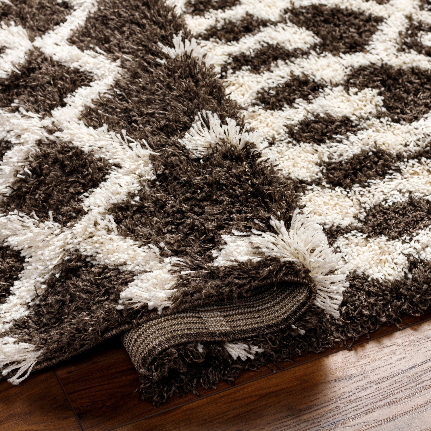 Surya Urban Shag Usg-2343 Burgundy Rug.