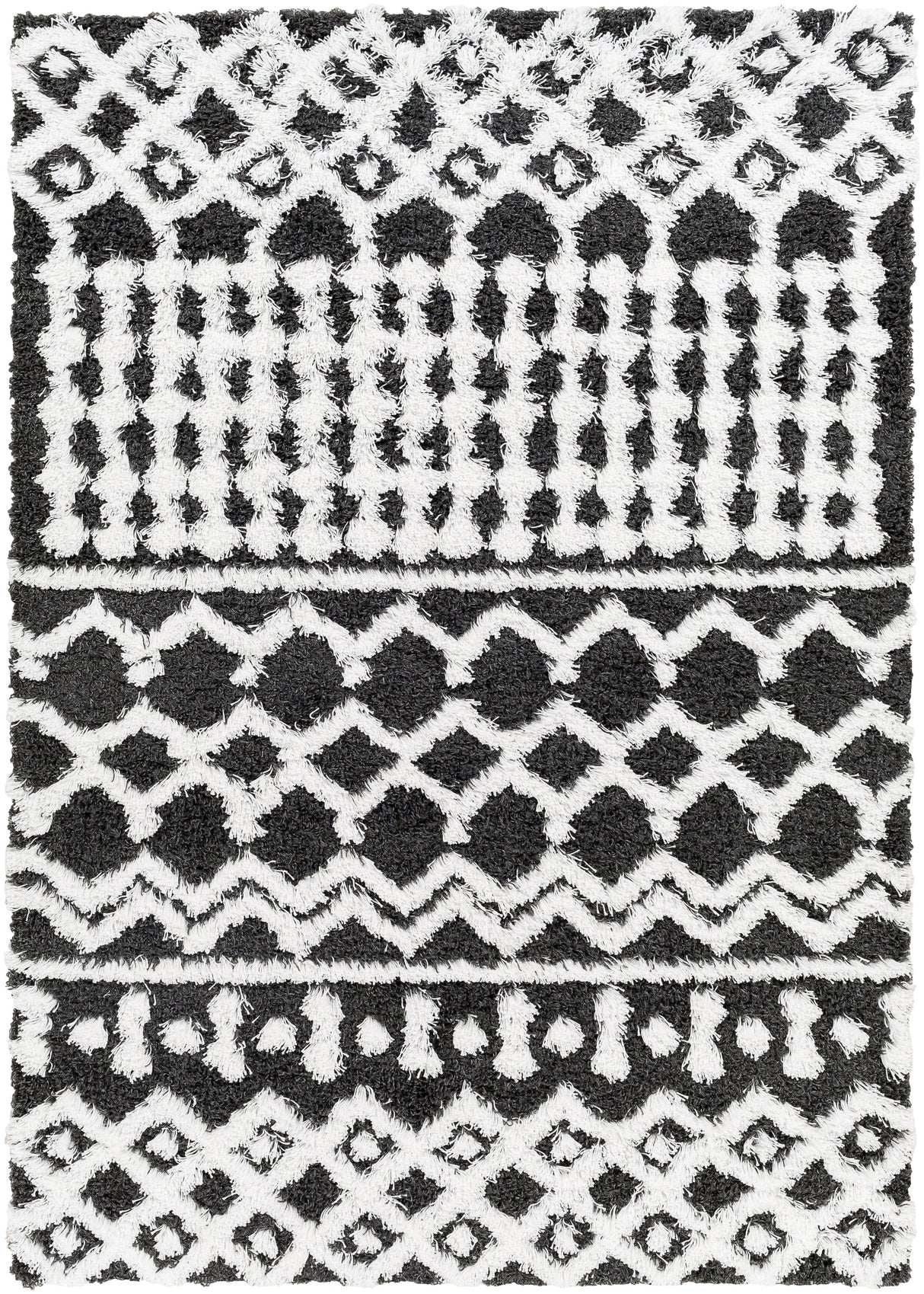 Surya Urban Shag Usg-2344 Black Rug.