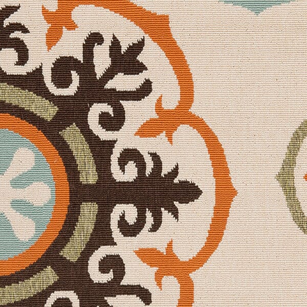 Safavieh Veranda Ver002-0715 Cream / Terracotta Rugs.