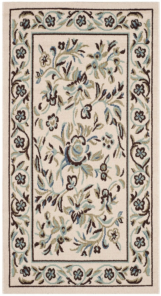 Safavieh Veranda Ver011-0614 Cream / Green Rugs.
