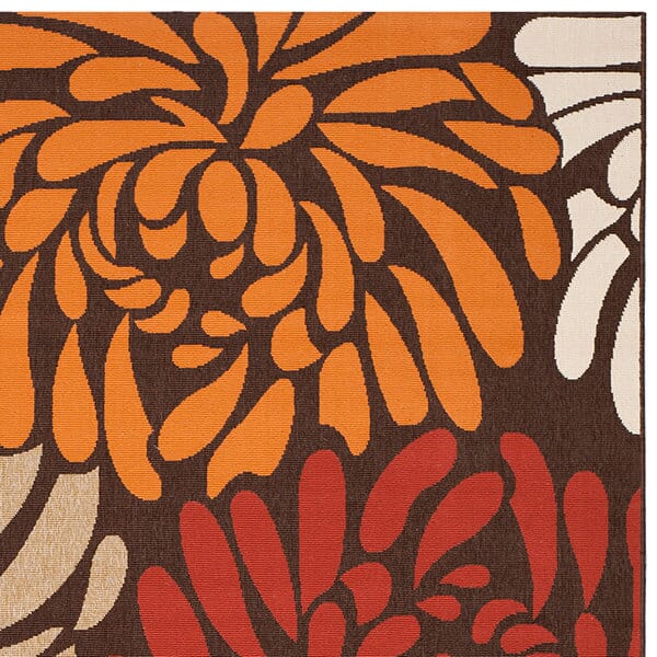 Safavieh Veranda Ver049-0325 Chocolate / Terracotta Rugs.