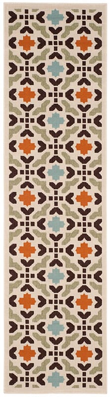 Safavieh Veranda Ver080-0712 Cream / Terracotta Rugs.