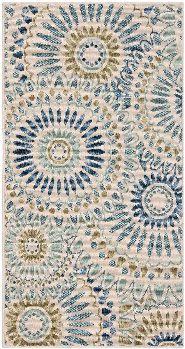 Safavieh Veranda Ver091-0614 Cream / Green Rugs.