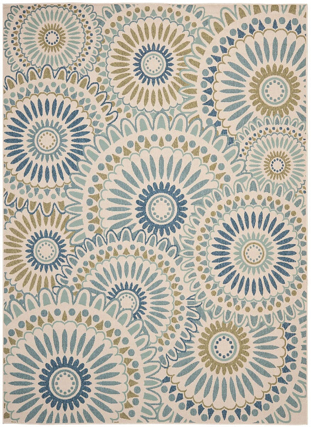 Safavieh Veranda Ver091-0614 Cream / Green Rugs.