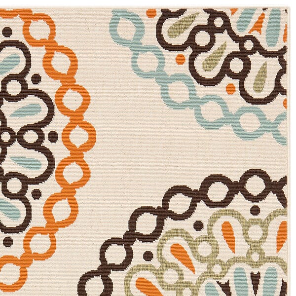 Safavieh Veranda Ver092-0715 Cream / Terracotta Rugs.
