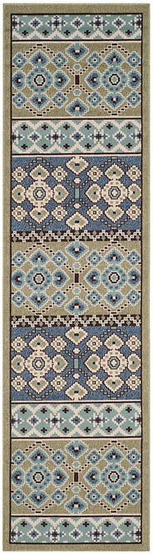 Safavieh Veranda Ver093-0642 Green / Blue Rugs.