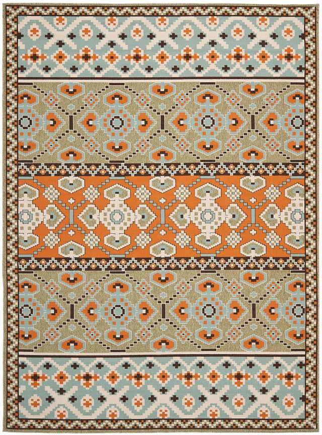 Safavieh Veranda Ver093-0742 Green / Terracotta Rugs.