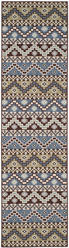 Safavieh Veranda Ver095-0651 Blue / Creme Rugs.