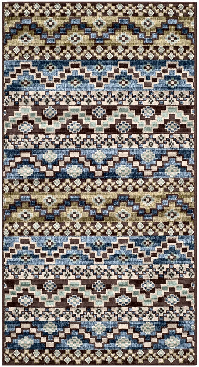 Safavieh Veranda Ver095-0651 Blue / Creme Rugs.