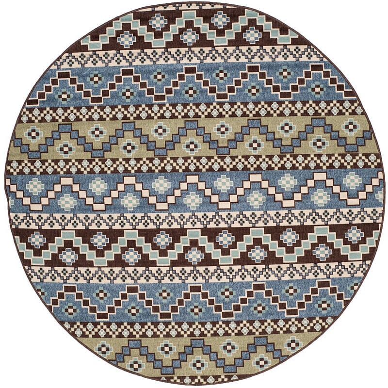 Safavieh Veranda Ver095-0651 Blue / Creme Rugs.