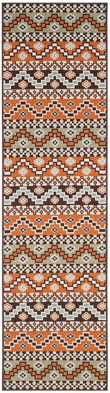 Safavieh Veranda Ver095-0752 Terracotta / Chocolate Rugs.