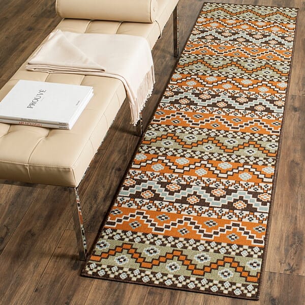 Safavieh Veranda Ver095-0752 Terracotta / Chocolate Rugs.