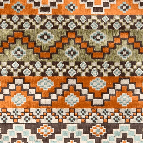 Safavieh Veranda Ver095-0752 Terracotta / Chocolate Rugs.