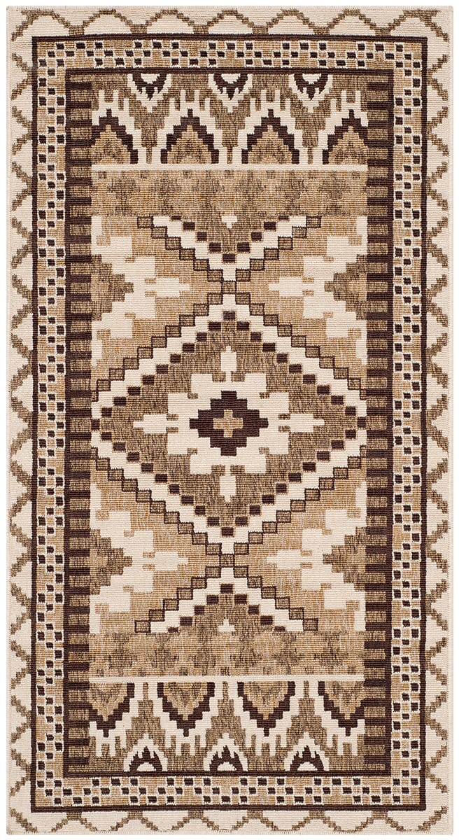 Safavieh Veranda Ver096-0215 Creme / Brown Rugs.