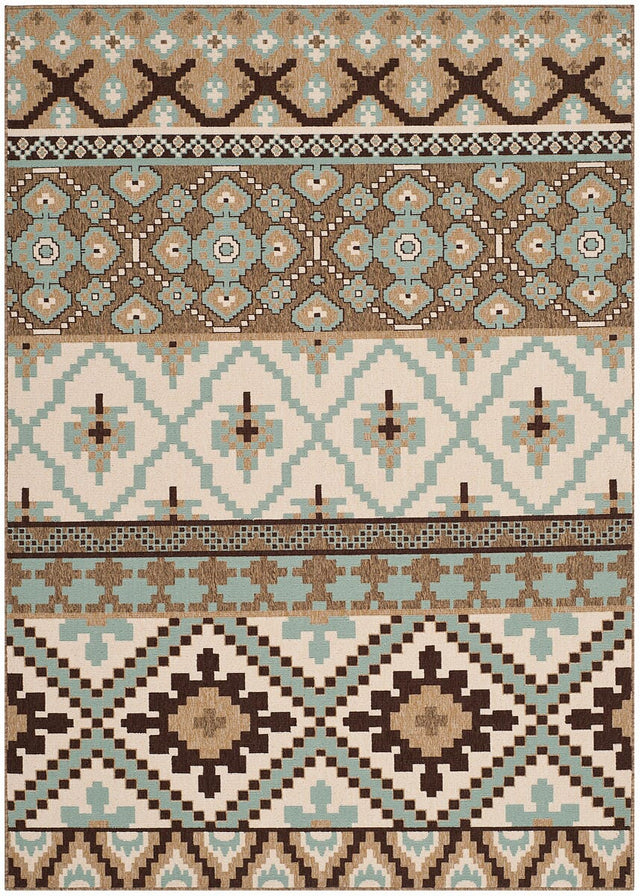 Safavieh Veranda Ver097-0215 Creme / Brown Rugs.