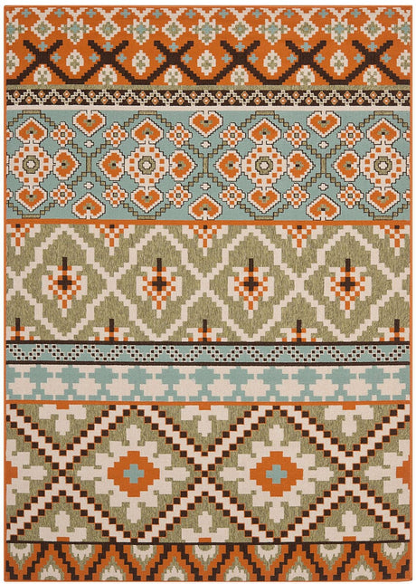 Safavieh Veranda Ver097-0745 Green / Terracotta Rugs.