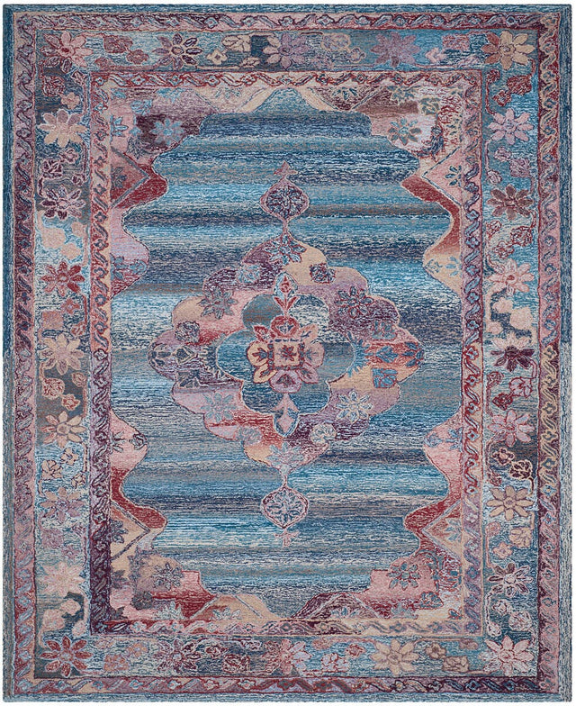 Safavieh Vintage Oushak Vos740A Blue Rugs.