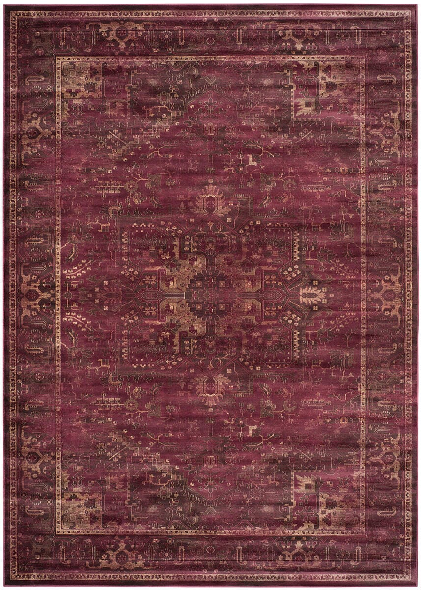 Safavieh Vintage Vtg114-5880 Raspberry Rugs.