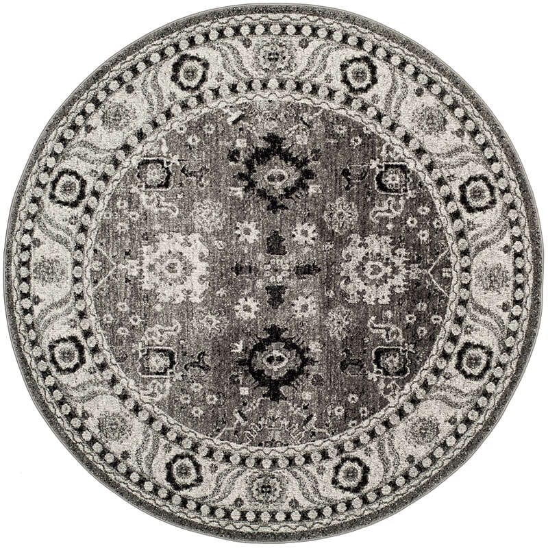 Safavieh Vintage Hamadan Vth214K Grey/Black Rug.