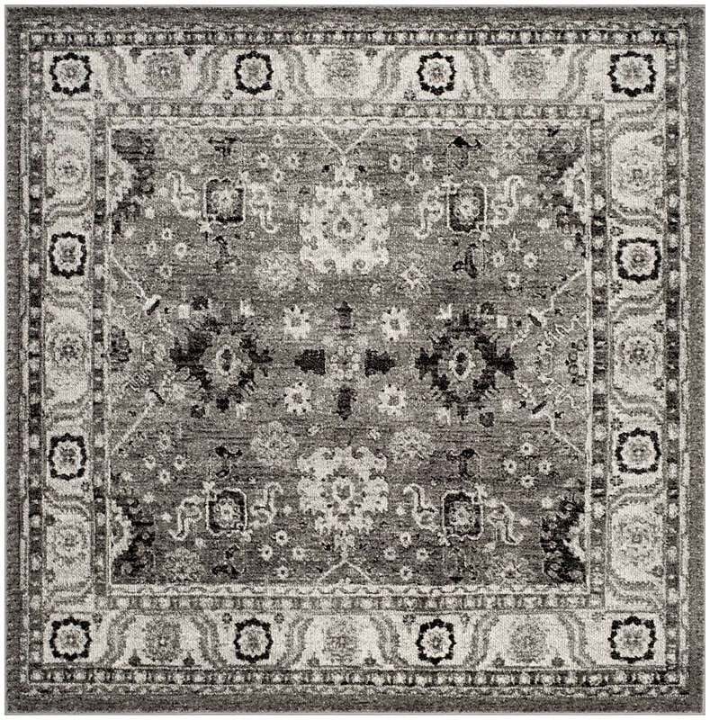 Safavieh Vintage Hamadan Vth214K Grey/Black Rug.