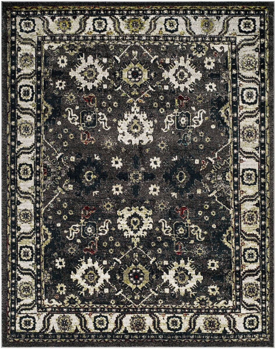 Safavieh Vintage Hamadan Vth214M Dark Grey / Ivory Rugs.