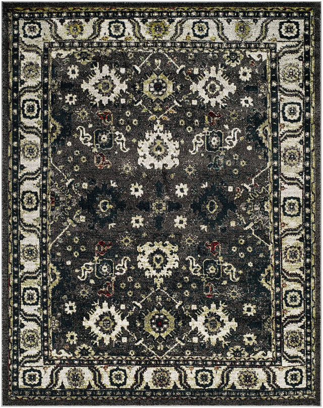 Safavieh Vintage Hamadan Vth214M Dark Grey / Ivory Rugs.