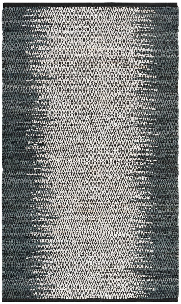 Safavieh Vintage Leather Vtl101A Grey / Cream Rugs.
