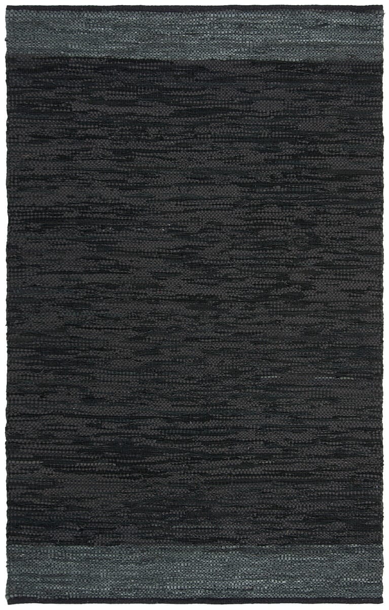 Safavieh Vintage Leather Vtl201Z Black / Grey Rugs.