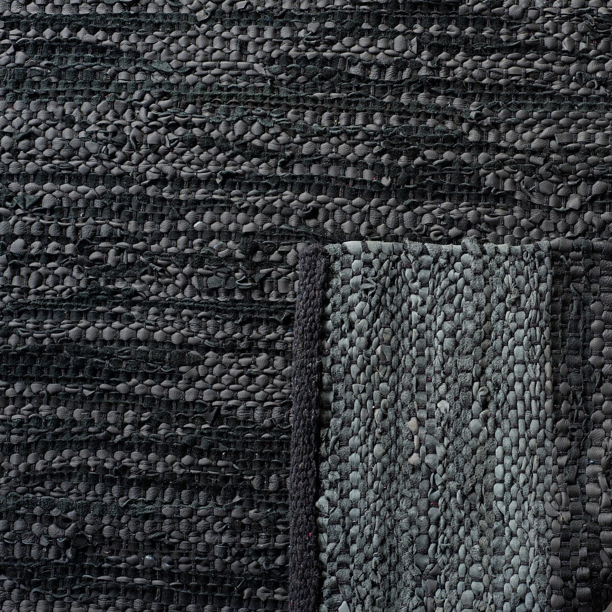 Safavieh Vintage Leather Vtl201Z Black / Grey Rugs.